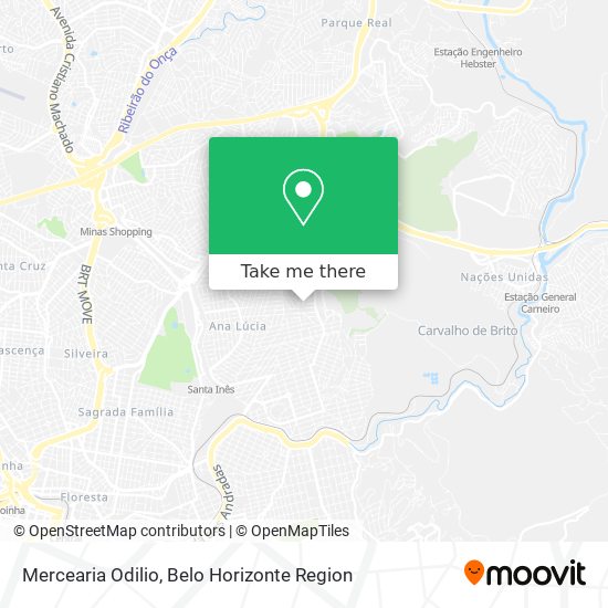 Mercearia Odilio map