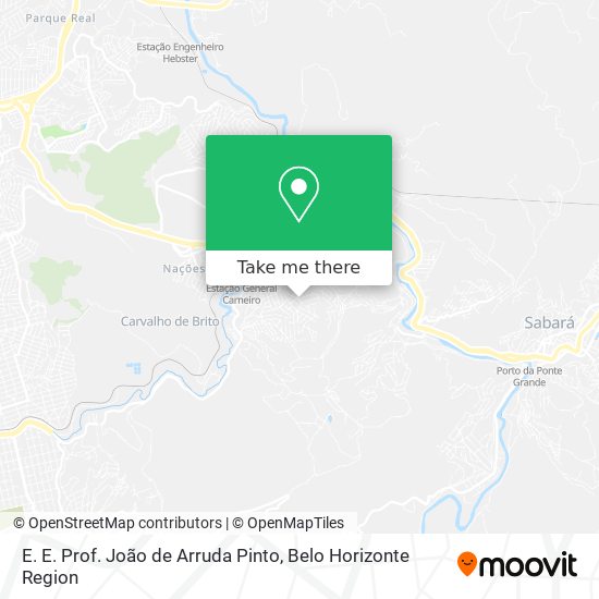 E. E. Prof. João de Arruda Pinto map