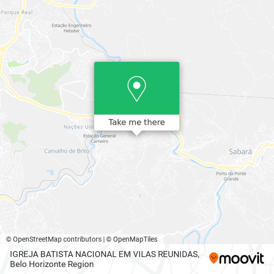 IGREJA BATISTA NACIONAL EM VILAS REUNIDAS map