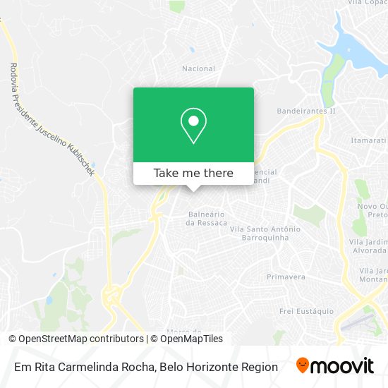 Em Rita Carmelinda Rocha map
