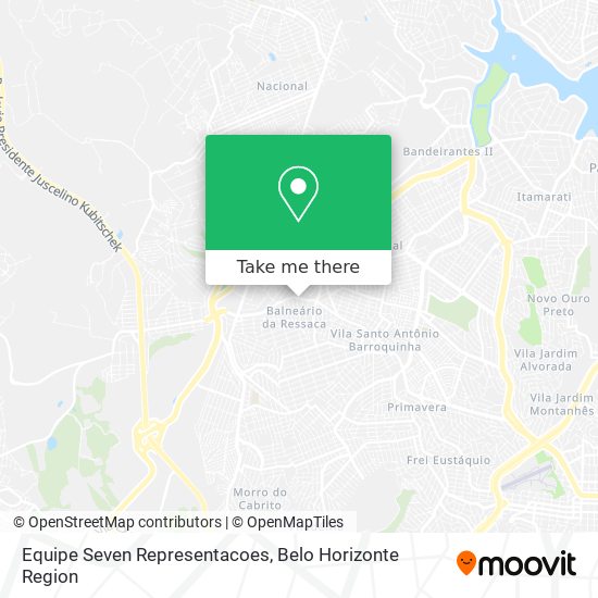 Equipe Seven Representacoes map