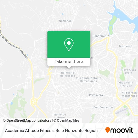 Academia Atitude Fitness map