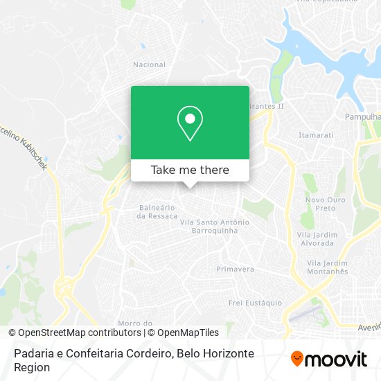 Padaria e Confeitaria Cordeiro map