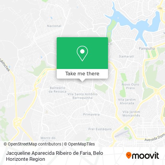 Jacqueline Aparecida Ribeiro de Faria map