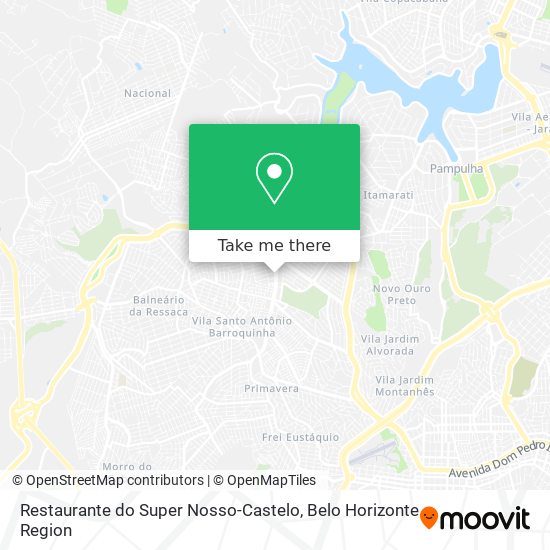 Restaurante do Super Nosso-Castelo map