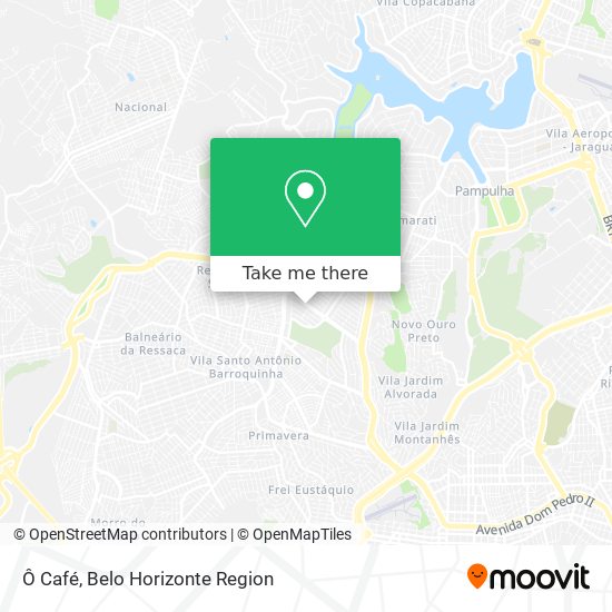 Ô Café map