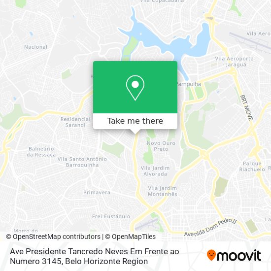 Ave Presidente Tancredo Neves Em Frente ao Numero 3145 map