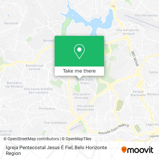 Igreja Pentecostal Jesus É Fiel map