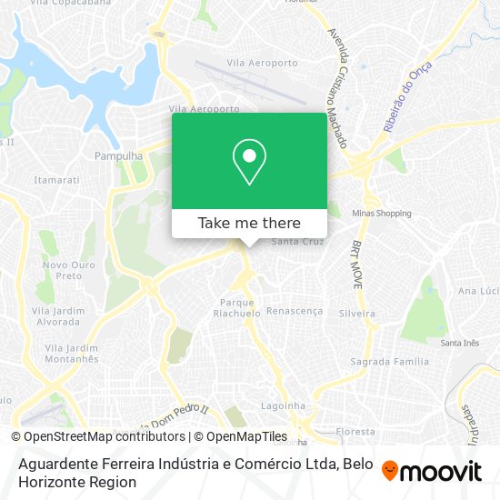 Aguardente Ferreira Indústria e Comércio Ltda map