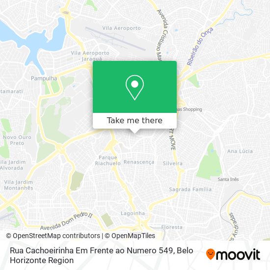 Rua Cachoeirinha Em Frente ao Numero 549 map