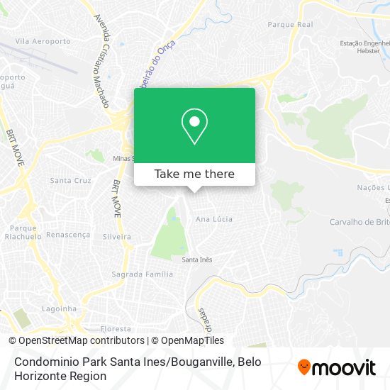 Condominio Park Santa Ines / Bouganville map