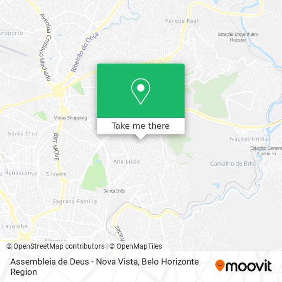 Assembleia de Deus - Nova Vista map