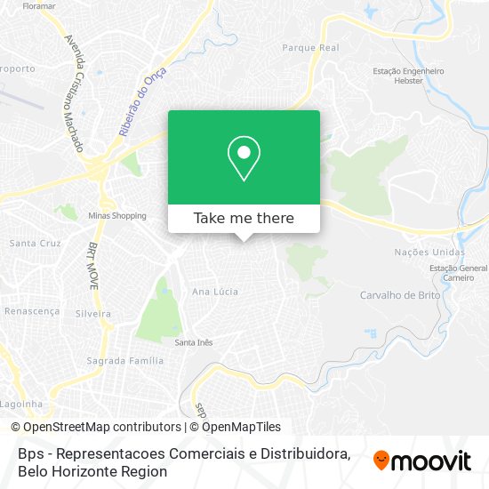 Bps - Representacoes Comerciais e Distribuidora map