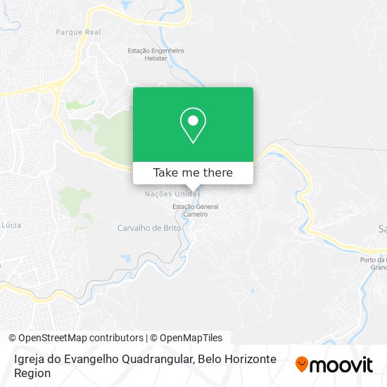 Igreja do Evangelho Quadrangular map