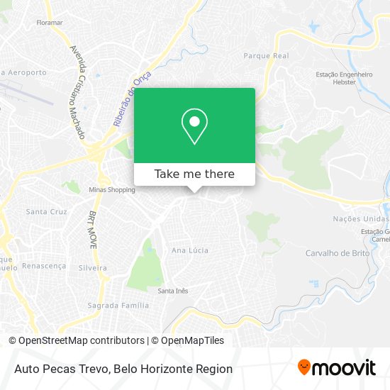 Auto Pecas Trevo map
