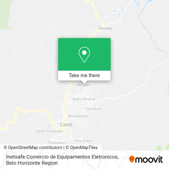 Inetsafe Comercio de Equipamentos Eletronicos map