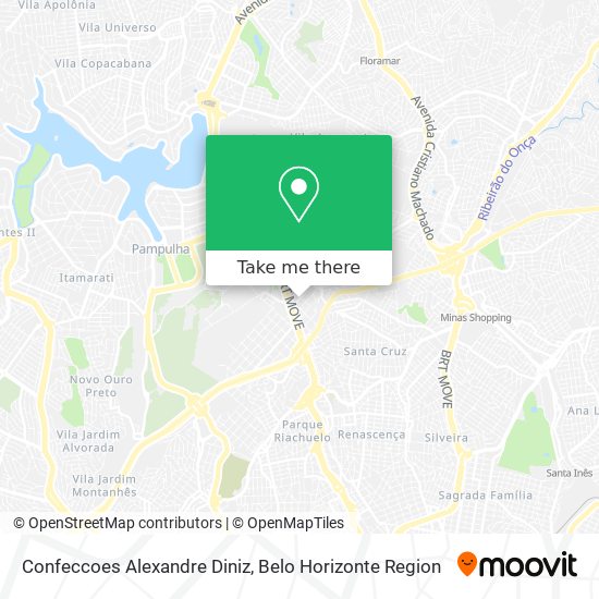 Confeccoes Alexandre Diniz map