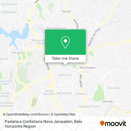 Padaria e Confeitaria Nova Jerusalém map