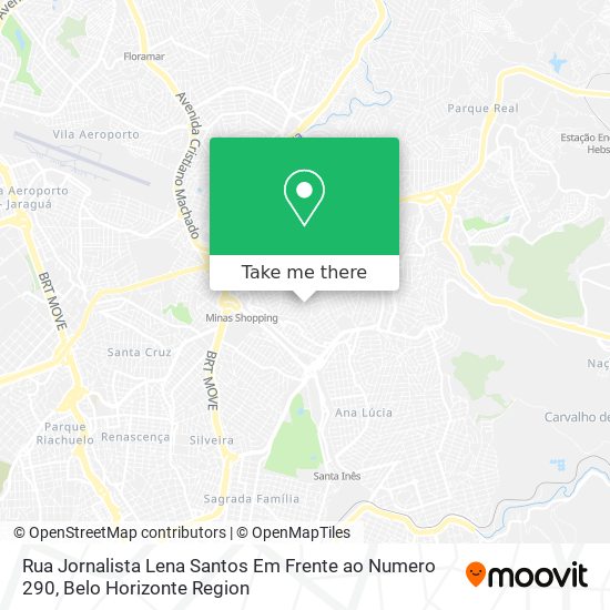 Rua Jornalista Lena Santos Em Frente ao Numero 290 map