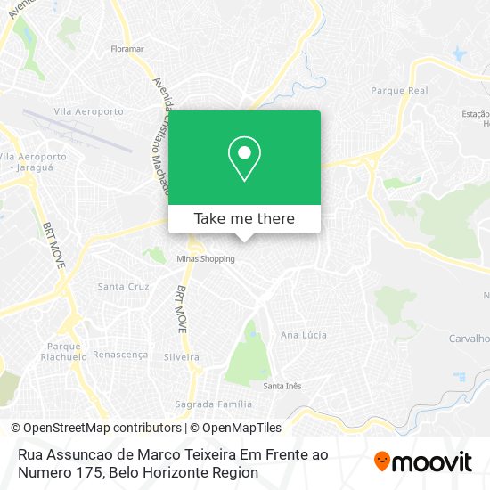 Mapa Rua Assuncao de Marco Teixeira Em Frente ao Numero 175