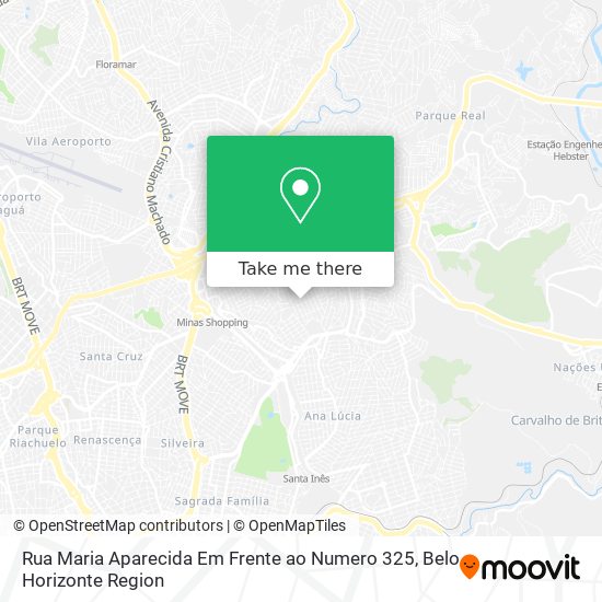 Rua Maria Aparecida Em Frente ao Numero 325 map