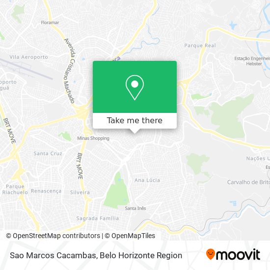 Sao Marcos Cacambas map