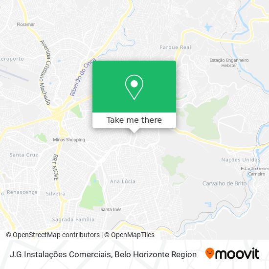 J.G Instalações Comerciais map