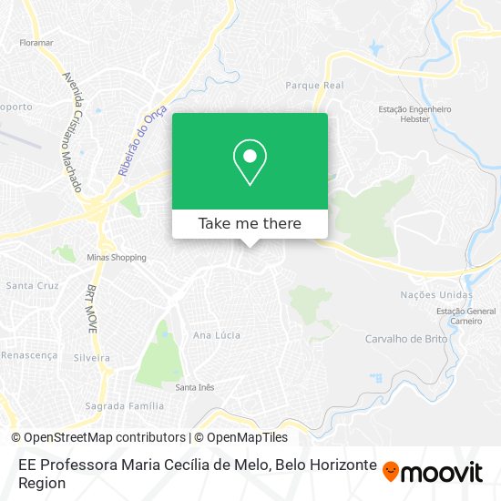 EE Professora Maria Cecília de Melo map