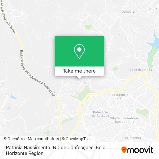 Patrícia Nascimento IND de Confecções map
