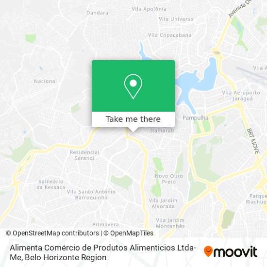 Mapa Alimenta Comércio de Produtos Alimenticios Ltda-Me