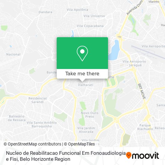 Nucleo de Reabilitacao Funcional Em Fonoaudiologia e Fisi map