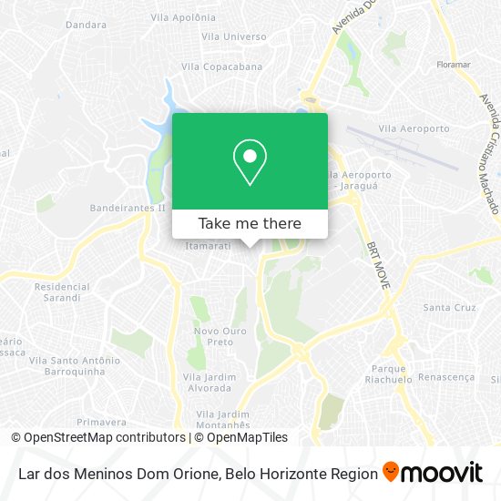 Lar dos Meninos Dom Orione map