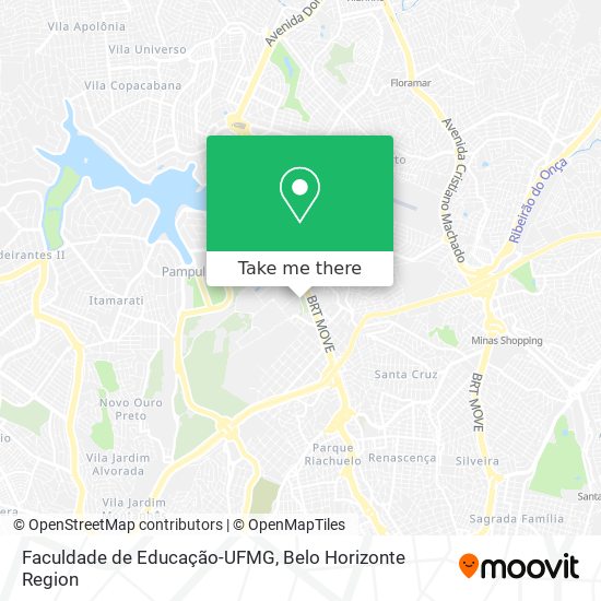 Mapa Faculdade de Educação-UFMG