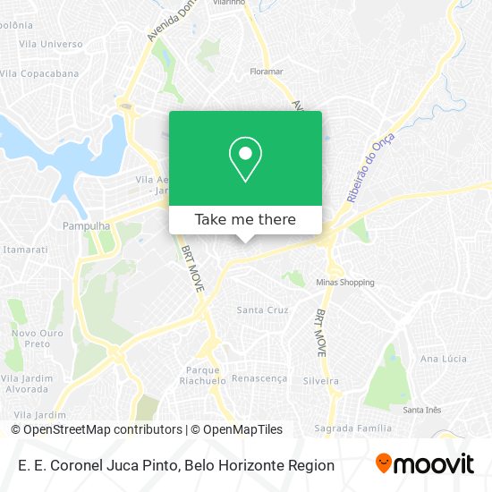 E. E. Coronel Juca Pinto map