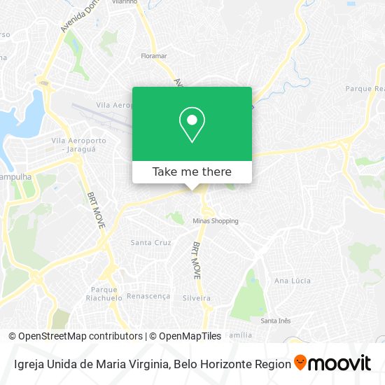 Mapa Igreja Unida de Maria Virginia