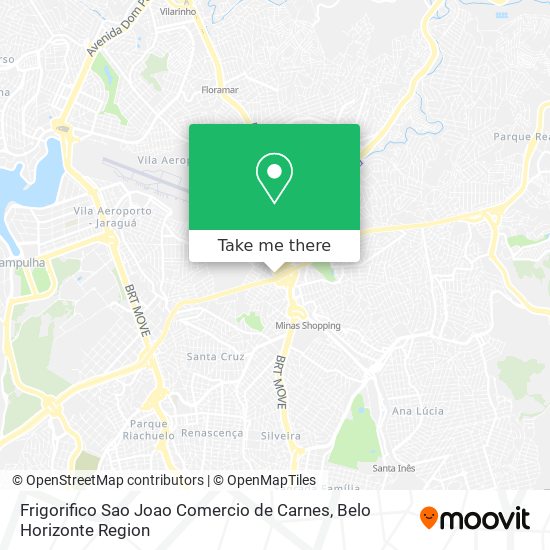 Frigorifico Sao Joao Comercio de Carnes map