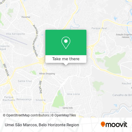 Umei São Marcos map