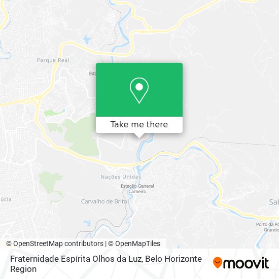 Fraternidade Espírita Olhos da Luz map