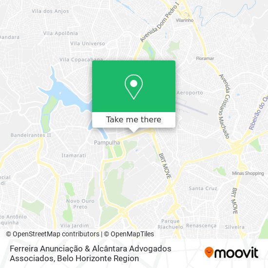 Mapa Ferreira Anunciação & Alcântara Advogados Associados