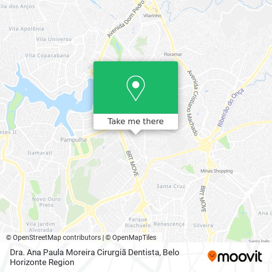 Dra. Ana Paula Moreira Cirurgiã Dentista map