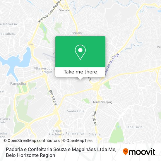 Padaria e Confeitaria Souza e Magalhães Ltda Me map