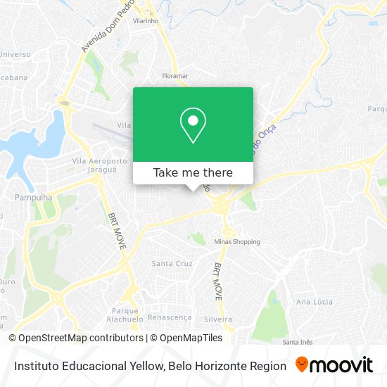 Instituto Educacional Yellow map