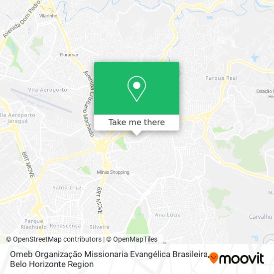 Omeb Organização Missionaria Evangélica Brasileira map