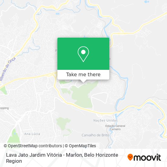 Lava Jato Jardim Vitória - Marlon map