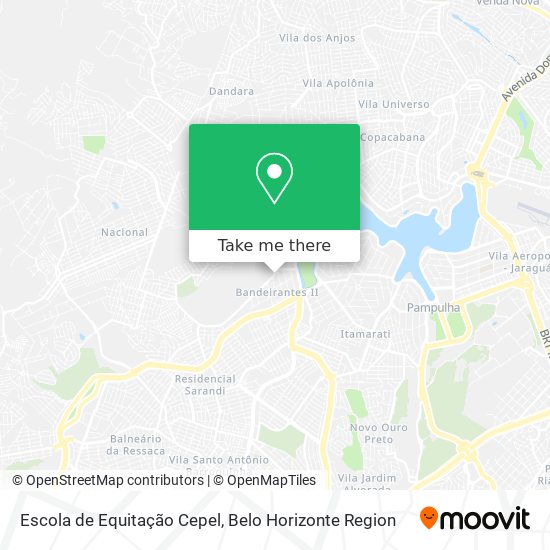 Escola de Equitação Cepel map