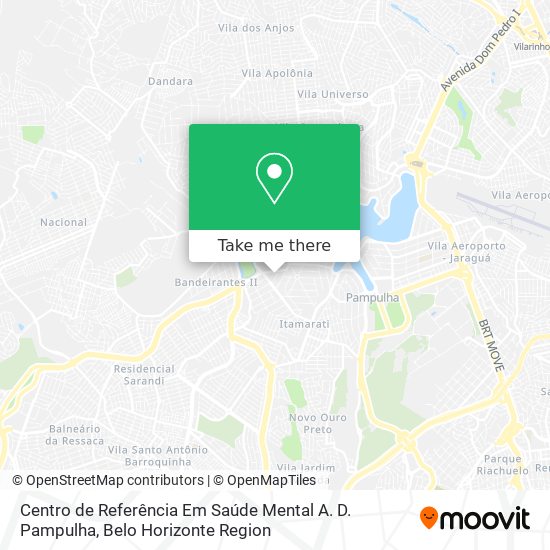 Centro de Referência Em Saúde Mental A. D. Pampulha map