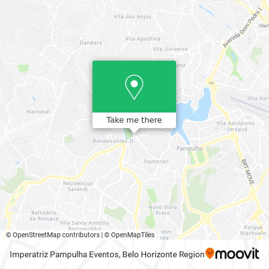 Imperatriz Pampulha Eventos map