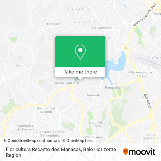 Floricultura Recanto dos Manacas map
