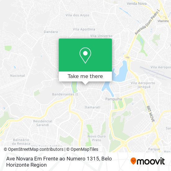 Ave Novara Em Frente ao Numero 1315 map