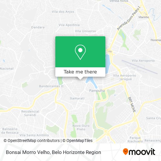 Bonsai Morro Velho map